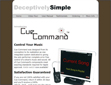 Tablet Screenshot of deceptivelysimple.com